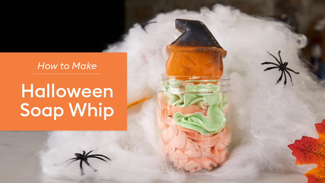Video Recipe: How to Make a Halloween Soap Whip