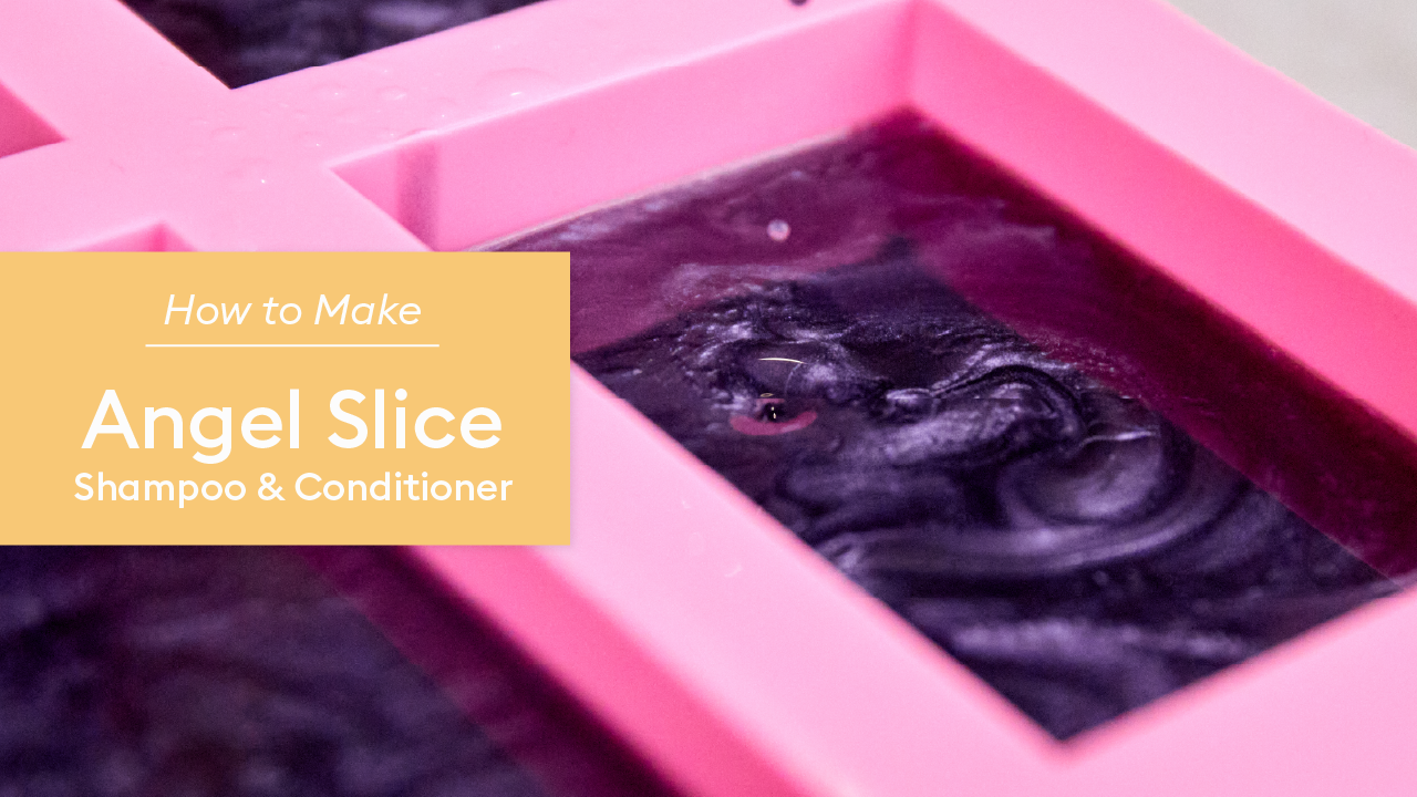 Video Recipe: How to Make an Angel Slice, Shampoo & Conditioner Bar