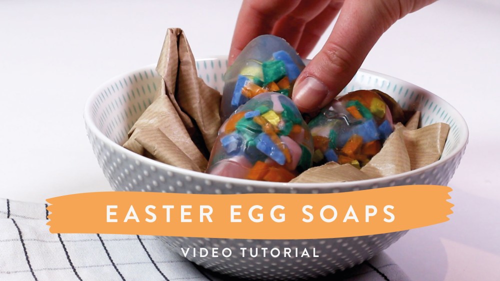 Video Recipe: How to make Easter egg soaps