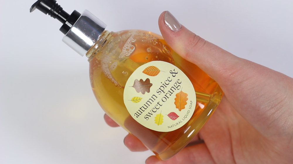 Autumn Spice & Sweet Orange Natural Liquid Soap